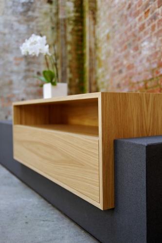 Efecto Sideboard Beton-Holz, 