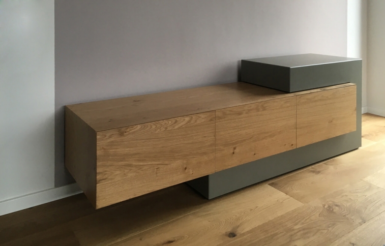 Efecto Sideboard Holz Betonrahmen, 