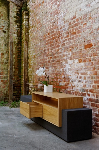 Efecto Sideboard Beton-Holz, 